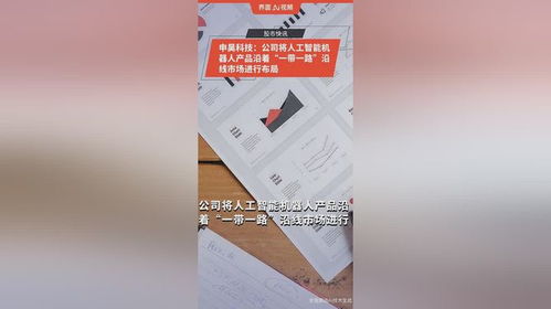 申昊科技 公司将人工智能机器人产品沿着 一带一路 沿线市场进行布局